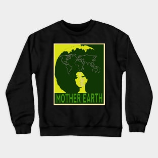 Black Mother Earth Crewneck Sweatshirt